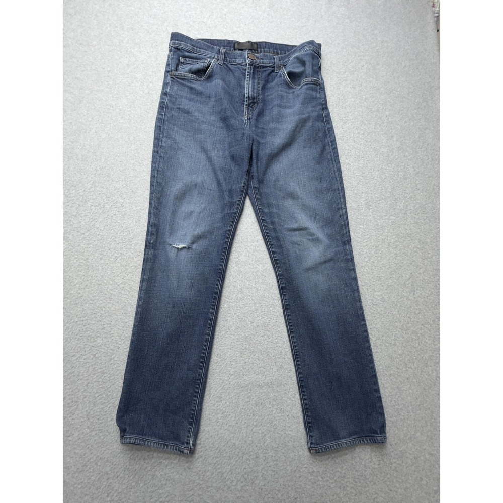 J Brand Kane Jeans Mens 32x32 Medium Wash Blue Straight Leg Stretch Denim Pants